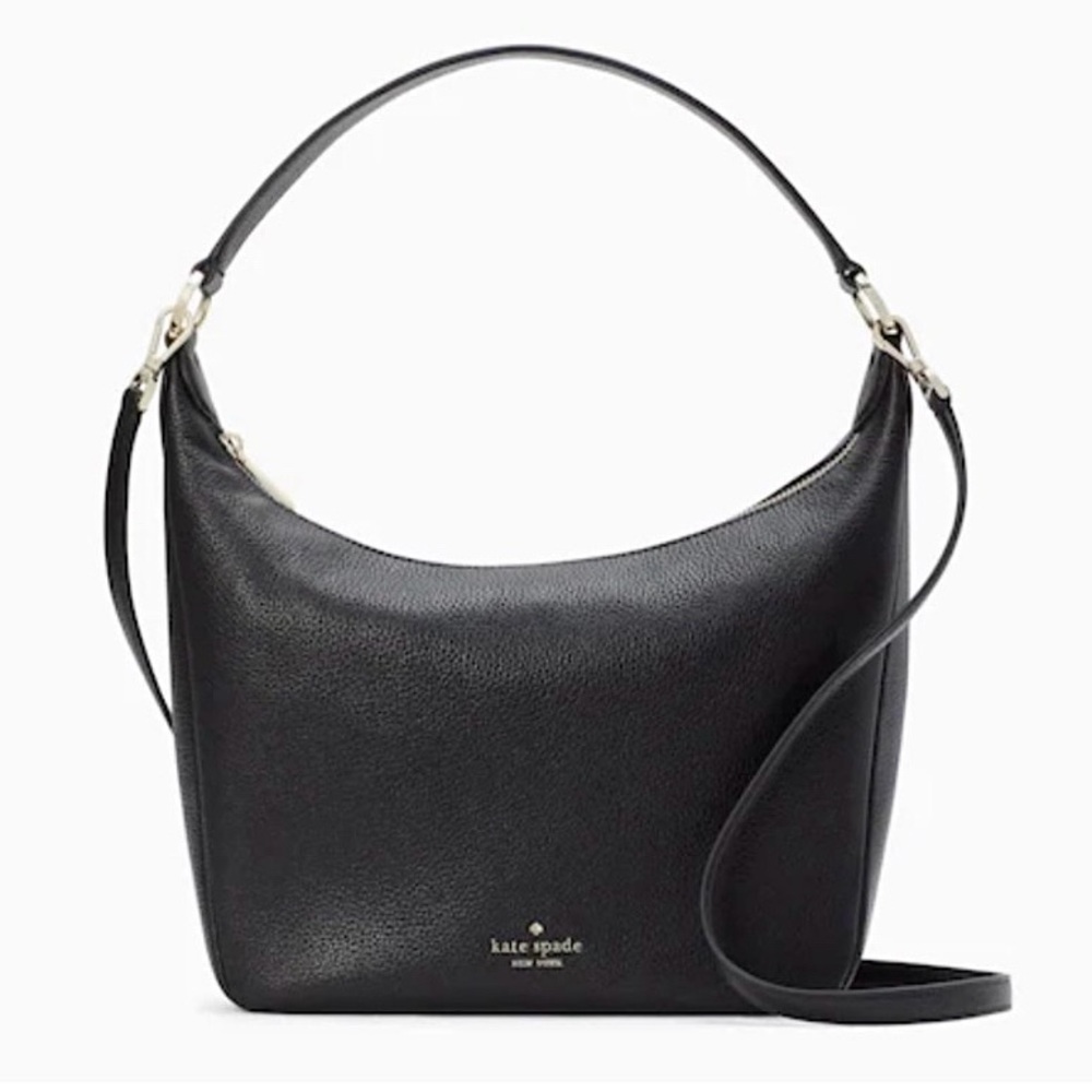 Kate Spade Liela Genuine Leather Shoulder Bag with Adjustable Strap